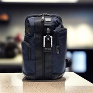 TUMI Higgins Sling Bag Canvas Navy