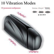 ♘❅Male Masturbator Vibrating-Massager Pussy Sex-Toys Glans Penis-Delay-Trainer Ejaculation