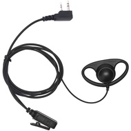 Earpiece Surveillance Kit Compatible with BaoFeng, BTECH, Kenwood Walkie Talkie with PTT Mic Headset