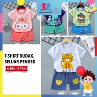 T-Shirt Newborn Baby Girls Boy Baju Murah Budak Baju Set Budak Baby Set Clothes Short Sleeve Shirt C