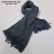 HIJAU Plain gray turban black, white, brown, greenbiru, santri turban, habib turban Rida Rida Lelaki