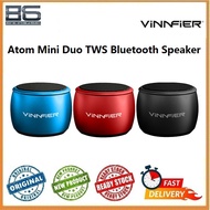 Vinnfier Atom Mini Duo TWS Bluetooth Portable Speaker with Wireless Stereo Pairing