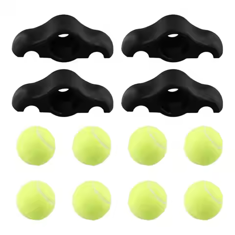 4Pcs 8 Tennis Balls Cycling Bike Foot Pads for Wahoo Kickr Core Fitness Bike Shock Absorbing Floor P