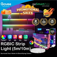 goSmart Asia Govee 5m/10m RGBIC Wifi + Bluetooth LED Strip Light with Protective Coat LED Light Stri