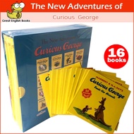 ** English Story Book Set The New Adventures of Curious George 16 books
