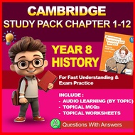 SP8-KS3 History Year 8 Study Pack | Notes & Topical Worksheets + Answers | Email Delivery