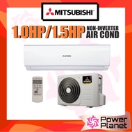 Mitsubishi Air Conditioner 1.0hp / 1.5HP ( SRK09CXP-W4 / SRK12CXP-W4 ) Non Inverter Air Cond