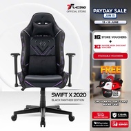 TTRacing Swift X Black Panther Gaming Chair Ergonomic Home Office Chair - 2 Years Official Warranty
