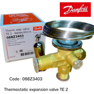 DANFOSS Thermostatic expansion valve T 2TE 2 R404A/R507A  Model:068Z3400 068Z3403