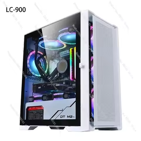 2023 ATX i9 12900k 4090 Full Tower Chassis Computer Gaming Computer Chassis Computer Tempered Glass