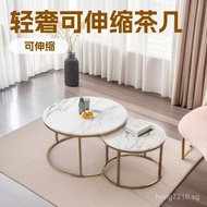 Simple coffee table set, modern small apartment luxury combination coffee table, small side table, l