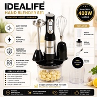 IDEALIFE IL-215s Hand Blender Set - Hand Blender - Mixer - Chopper New Generation Original 1 Year Wa