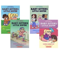 Original English baby sitters little sister series pretty nanny Club 4-volume Co-Sale full-color comic books childrens extracurricular reading story books