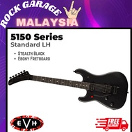 EVH 5150 Series Standard Left-handed Electric Guitar, Ebony FB - Stealth Black/Ice Blue Metallic (EV