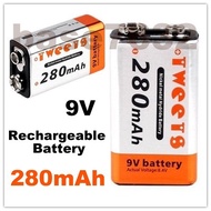 TWEENS 9V Rechargeable Battery 280mAh Ni-MH 1158.1