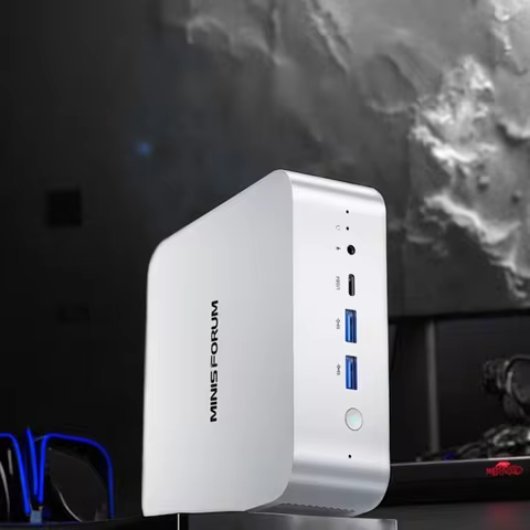 AI Mini PC MINISFORUM M1 Pro Intel Core Ultra 9 285H 16 Cores OCuLink Dual USB4 Built-in 2 Speaker D