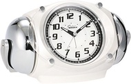 Seiko analog alarm clock alarm clock NR438W white