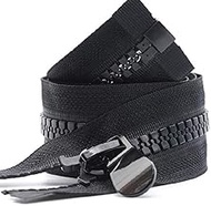 xinchenglove No. 8 Resin Opening and Long Zip Down Jacket Zippers for Sewing Extra Large Plastic VAB