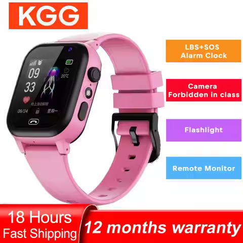 Kids 2G Smart Watch Phone LBS SOS Location Camera SIM Card Flashlight Camera Children Wateroroof Ala