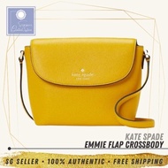 [SG SELLER] Kate Spade KS Womens Emmie Flap Crossbody Sunflower Leather Bag