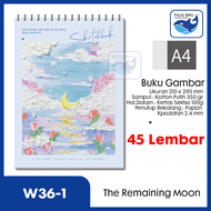 Paus Biru - Sketch book A4 Polos Drawing Book Buku Gambar Seni Sketsa Painting Kertas Gambar Lukis S