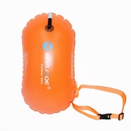 Outdoor Swim Safe Buoy With Belt Fishing Safety Buoy Inflatable Life Saving Swim Buoy PVC Pool Buoy 