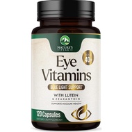 Eye Vitamins & Mineral Supplement - Contains Zinc, Copper, Lutein, & Zeaxanthin, Supports Dry Eye St