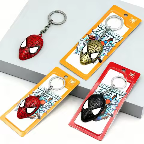 Super Hero Marvel Keychain Legends Avengers Iron Man Spiderman Hulk Captain America Key Chain Boy An