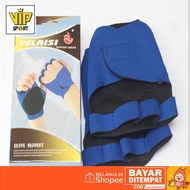 TELAISI gym gloves biru / Glove support Gym fitness gloves safety sports gloves - VIP SPORT