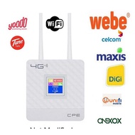 Modified Unlimited 4G LTE CPE Portable Wifi Router Broadband Unlock 4G 3G Mobile Hotspot WAN LAN Port Modem