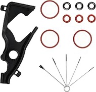 Sealing Rings Care Set, Maintenance Set with Cleaning Brushes and 9 O-Rings Seals for Brewing Unit, 