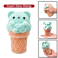 Squishy Kawaii Mini Adorable Ice Cream Bear Super Slow Rising Kids Fun Toy Stress Reliever Toy Child