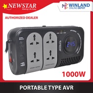 Newstar by Winland  Portable Type Automatic Voltage Regulator 1000W AVR (Black) NPR-2000VA
