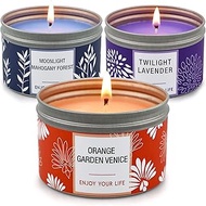 Candles for Home Scented, 100 Hour Burn Long Lasting Aromatherapy Candle, Highly Scented & Soy Jar C