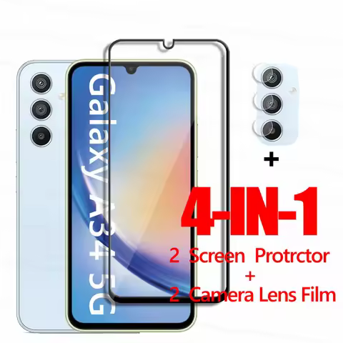 For Samsung Galaxy A34 5G Screen Protector Glass Samsung Galaxy A04E A04S A14 A34 A54 5G Tempered Gl