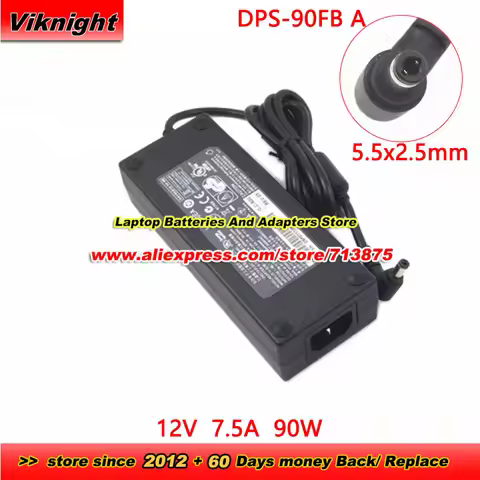 DPS-90FB A 12V 7.5A 90W AC Adapter DPS-90AB-3 for QNAP TS-451 TS-431 TS-453 TS-269 NAS DPS-90FB A00 