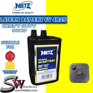 🔋 NIETZ 6V Lantern Battery 4R25 – Heavy Duty 908G