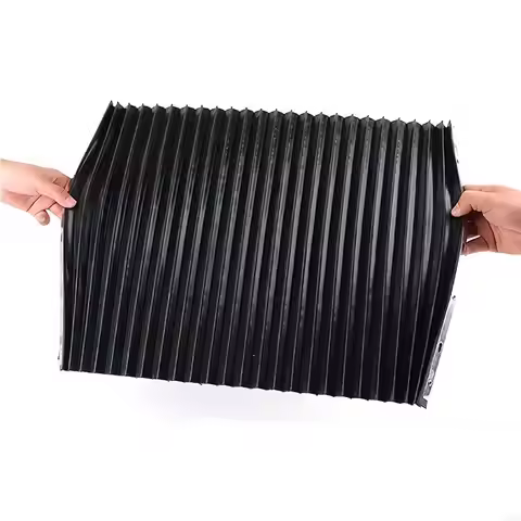M7DA Black Accordion Pleats Rubber Cover Machine for 3# 4# 400x600mm Tool