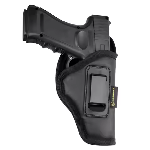 Kosibate Tactical PU Leather Concealed Carry Holster for Glock 19 19X 23 1911 3" SZ