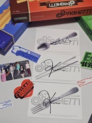 Le sserafim spaghetti 美版 親簽 中村一葉