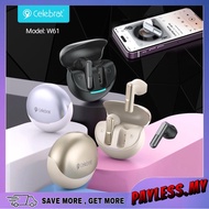 CELEBRAT W61 TWS Wireless HeadsetBluetooth 5.3 Semi-In-Ear Bluetooth-compatible Headphone Hifi Stere
