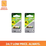 GP 23A/27A 12V High Voltage Alkaline Battery for Remote Control A23/MN21/LRV08/V23GA, A27/MN27/V27A/