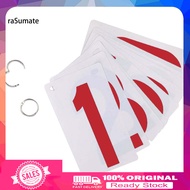<rasumate> 0-9 Score Number School Sports Competition Digit Scoreboard Replacement Cards