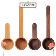 FAVORITEGOODS Coffee Spoon Cooking Tool Coffee Bean Scoop Gram Scoop Wooden
