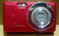 故障零件機~~~CASIO QV-R100 紅色照相機
