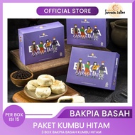 [ 3 BOX ] PAKET BAKPIA BASAH KUMBU HITAM - BAKPIA JUWARA SA