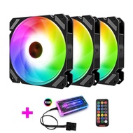 ✨ ชุดพัดลมเคส ✨ COOLMOON Static Moon RGB Fan Case 12 CM ✨