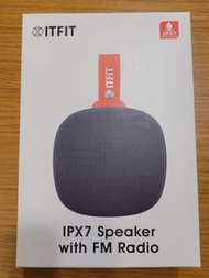 ITFIT IPX7 Speaker with FM Radio Black