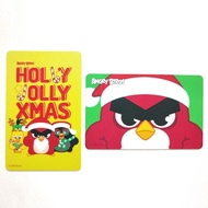 SET of Christmas Angry bird Ezlink Card