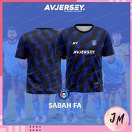 JERSEY AVJ 014 - JERSI KANAK-KANAK DEWASA BAJU SABAH FA BLUE EDITION EXCLUSIVE